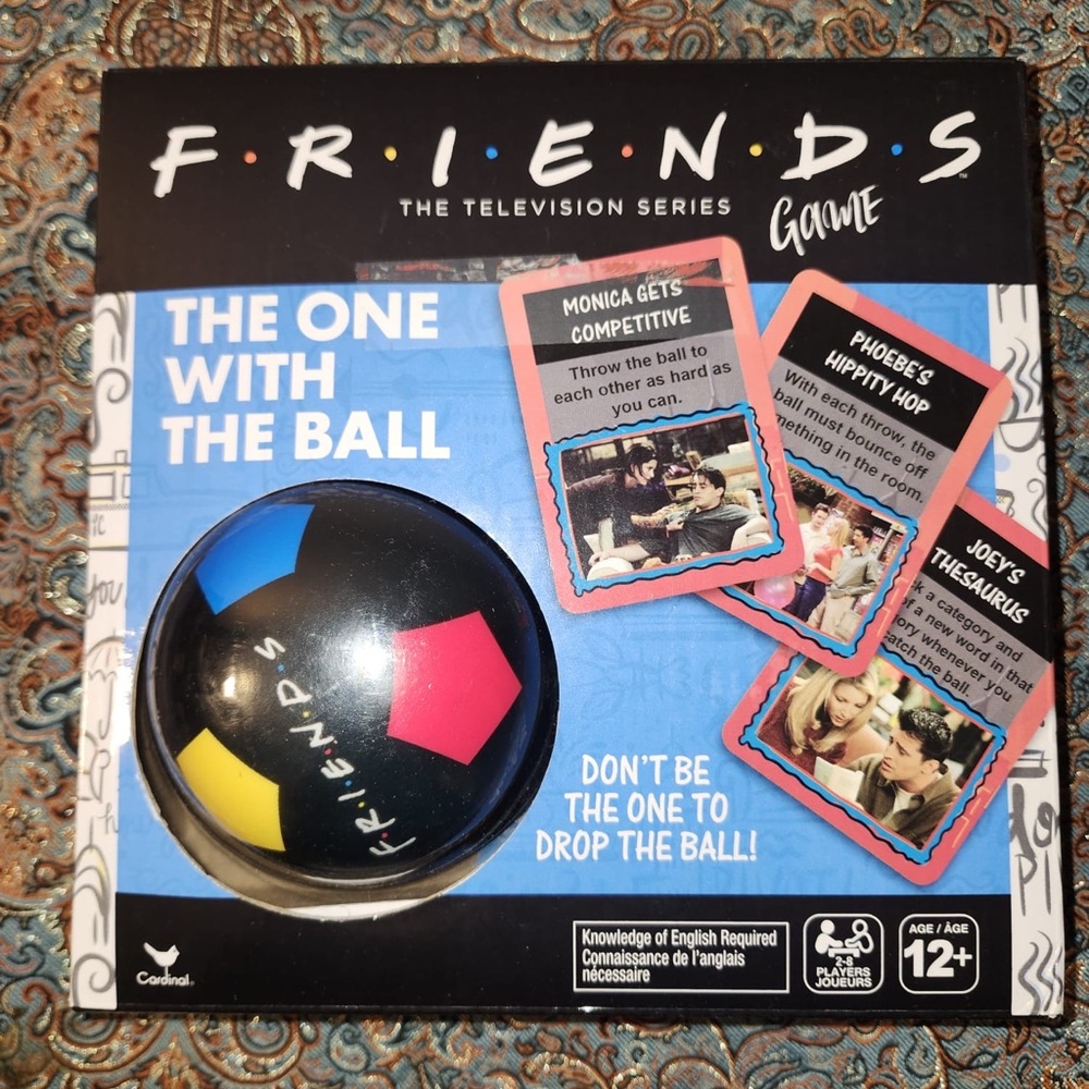 FRIENDS Game: The One with the Ball - Black, Red, Yellow, Blue
